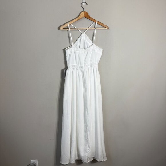 Petal + Pup Madi Maxi Dress Womens Small White Sleeveless Cut Out Flowy Boho NWT - Picture 5 of 15